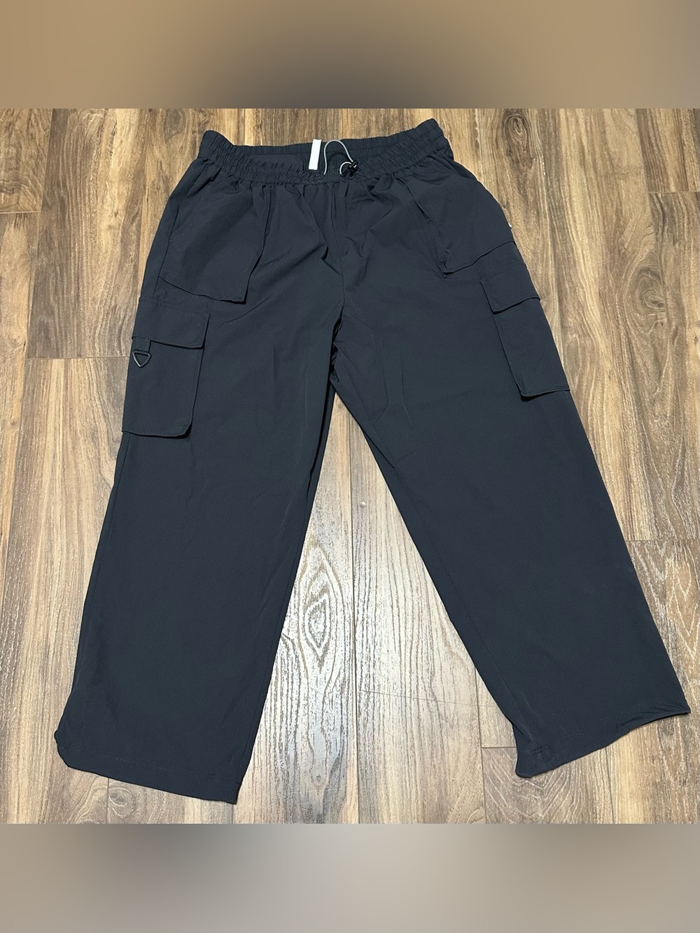 Fabletics The Go To Straight  Leg Cargo Pants Men’s XXL 2XL Black NWOT